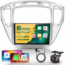 8 Core 6G 128G Radio for Toyota Highlander 2000-2007 Android 9 Inch Touchscre... picture