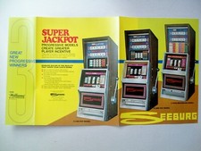 7 Slot Machine & Upright Flasher Slot Flyers from 1950s-1970s    ALL ORIGINAL picture