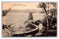 Postcard Newfound Lake New Hampshire Reed's Lighthouse picture