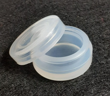 Wholesale Lot of 100 - NEW Silicone Non Stick Jars Containers for Wax, Lip Balm, picture