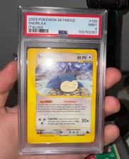 Pokemon Cards 2003 Snorlax Pokemon Skyridge 100/144 PSA 9 Italian Ita picture