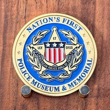 American Police Hall Of Fame Museum Memorial Challenge Coin  W#27 picture