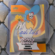 Fleer 2004 Fleer Retro Looney Tunes Miss Prissy #21 Candi Milo Auto FA picture