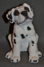 Living Stone Dalmatian Boxer Dog Breed Canine Figurine 1989 picture