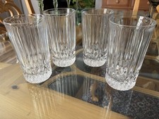 Set of 4 Fostoria Heritage Clear High-Ball Glasses picture