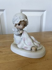 Precious Moments “Love Covers All” 1984 Figurine #12009 - Vintage Enesco picture