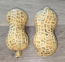 Vintage Ceramic Peanut Salt Pepper Shakers Risque Male Female Novelty picture