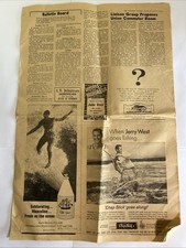⁠1964 Newspaper Jerry West ChapStick Ad LBJ Daughter Lynda Bird GWU Hatchet DC picture