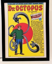 Spider-Man Dr Octopus by Steve Ditko 9x12 FRAMED Marvel Comics Vintage Art Print picture