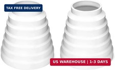 Duct Inline Reducer, 2 Pack Universal 3 4 5 6 Inch Increaser Connector to Vent A picture