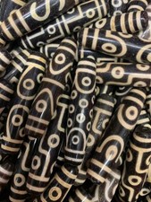 15 Pcs Excellent Randomly Selected Rare Tibetan Natural Agate Dzi Prayer Bead picture