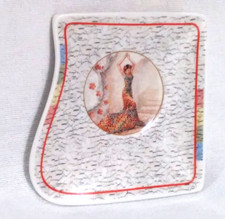 Caprichos Gaudi Creaciones Velasco Hand Painted Art Replacement Saucer Only picture