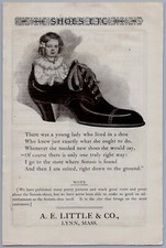 1904 Vintage Shoe Ads - A E Little Lynn MA + W L Douglas Brockton MA picture