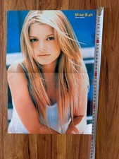Jessica Simpson Johnny Depp Double Sided Poster Blue Jean Magazine Rare picture