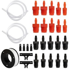 29pc Brake Master Cylinder Bleeder Kit SAE Metric Fittings Hose picture