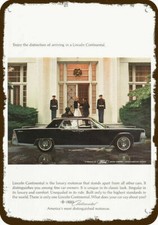 1965 LINCOLN CONTINENTAL Car White House Vntg-Look DECORATIVE REPLICA METAL SIGN picture