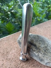 Early 20th Century English Stainless Streamliner Custom Tobacco Pipe Tamper  picture