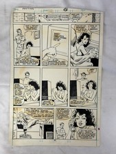 Justice Marvel Comics 1986 Original Comic Book Storyboard Art Page #13 picture