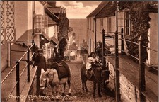 Clovelly High Street Looking Down Devon UK Frith's Series Postcard picture