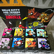 McDonald's Hello Kitty and Friends x Godzilla Set w/ Happy meal Box🔥🔥🔥 picture