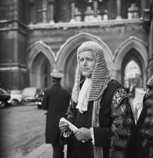 British judge Liberal politician Sir David Arnold Scott Cairns Lor- Old Photo picture