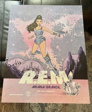 RARE Ariana Grande REM promo poster 22x28  picture