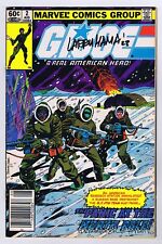 GI Joe #2 VG- Newsstand Signed w/COA Larry Hama 1982 Marvel Comics picture