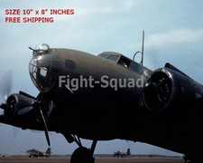 WW2 8x10 Photo WW2 Photo YB-17 Flying Fortress bomber May 1942 B-18 and O1390 picture