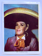 1973 FOTORAMA TV & Movie Stars Cromo #091 LUCHA VILLA Mexico VTG picture