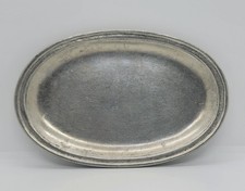 Vintage LABRAZEL Pewter Soap Dish, Bravo Pattern 6 3/8