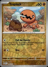 Pokemon -  Trapinch 104/191 - Reverse Holo - Surging Sparks - NM/M picture