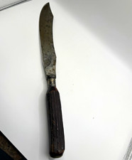 Antique Norvell Shapleigh Hardware Stag Handle Curved Blade Knife High Grade picture