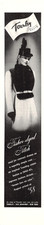 Townley Fisher Dyed Fitch Fur Trim Coat High Fashion 1940s Vtg Magazine Print Ad picture