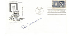 AUTOGRAPH OF TED SORENSEN JFK'S SPEECH WRITER ON KENNEDY COVER picture