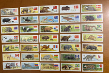 VTG 1965 Welch's Animals & Flags of the World Cards-35 Cards-Nabisco/Sugar Daddy picture