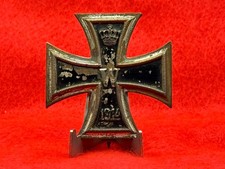 WWI 1914 Iron Core Brass Frame Imperial German Iron Cross First Class EK1 By MFH picture