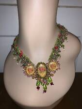 Vintage Mille Fleur beaded necklace picture
