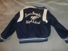 Vintage Lower Dauphin High School Varsity Jacket Shenk Athletic Harrisburg PA picture