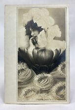 Antique NPG Serie 69 Risqué  Anna Held Art Nouveau Rising From Flower And Sea picture