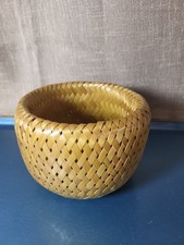 VTG Handwoven Bambu Brand Basket Small Asian Woven Decorative 5