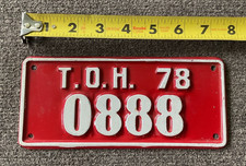 RARE 1978 TOWN OF HEMPSTEAD NEW YORK LICENSE PLATE ORIGINAL 888 COOL NUMBER  picture