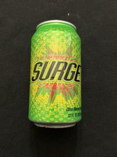 UNOPENED 1999 SURGE SODA CAN EMPTY picture