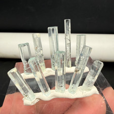 Top Quality 10 Pieces Sky Blue Aquamarine Transparent,Terminated Crystal 30 CTS picture