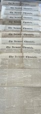 Lot of 10 1856 The Vermont Chronicle Newspapers Lot 3 picture
