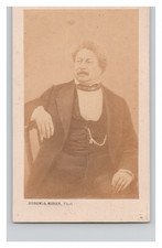 CDV, Alexandre Dumas (father) Original Vintage Print. CDV.  Albumen Print  picture