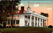 Vintage Postcard Washington's Mansion Mt. Vernon Va.Virginia 1915 picture