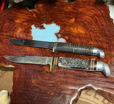 Western &West-Cut Fixed Blade Hunting Knife No sheath picture