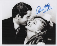 Alice Faye Hollywood romantic portrait 1940s still - Hand Signed Photo picture
