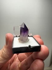 $16 Old Stock Dark Purple Amethyst Crystal Perky  Brandberg Mtns., Namibia picture