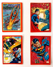 1994 Cromy Alba DC Comics Superman Green Lantern Argentina Stickers (20x)  picture
